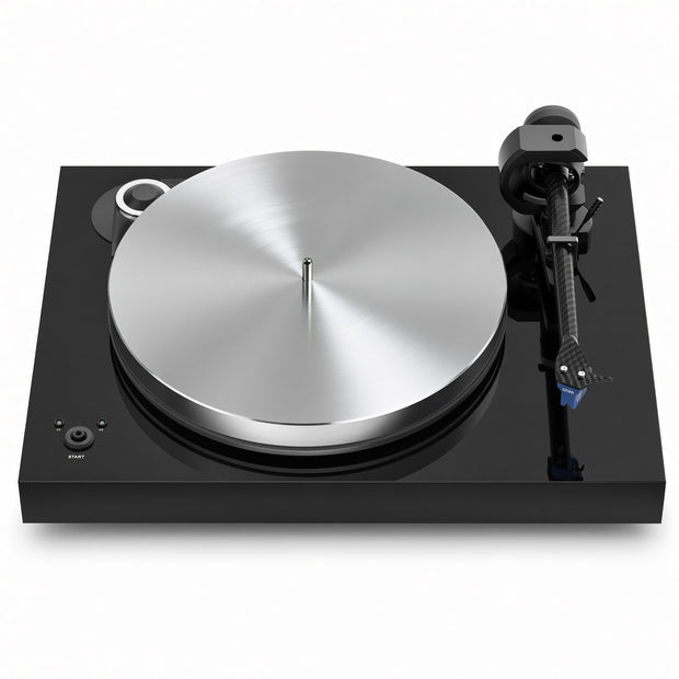 Pro-Ject X8 high-end turntable in high gloss black with 5.1kg aluminium platter and carbon tonearm