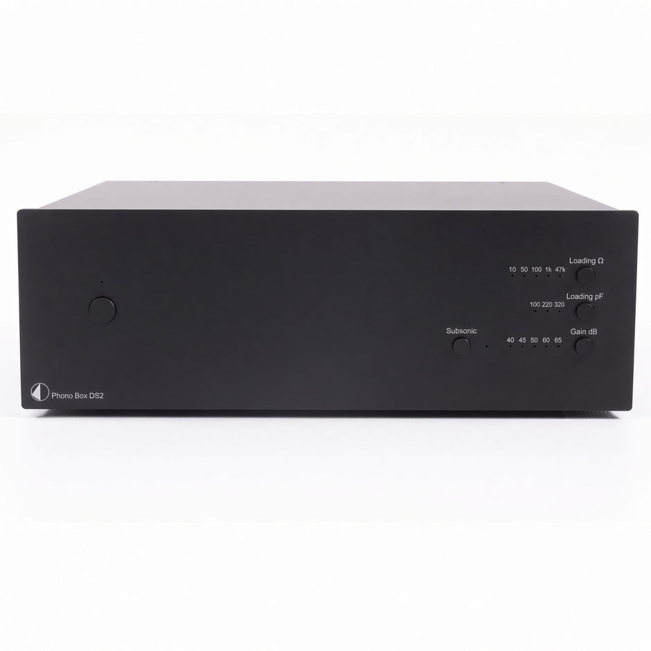 Pro-Ject Phono Box DS2 MM/MC phono preamplifier in black