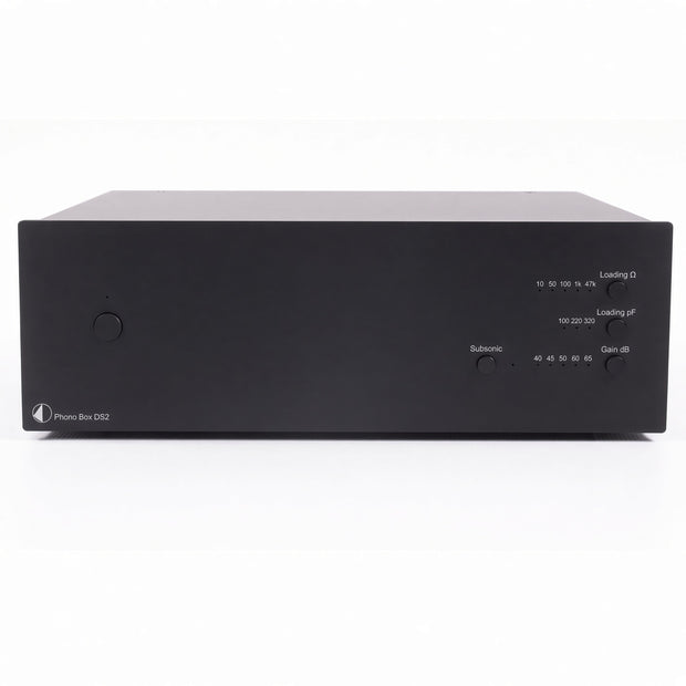 Pro-Ject Phono Box DS2 MM/MC phono preamplifier in black