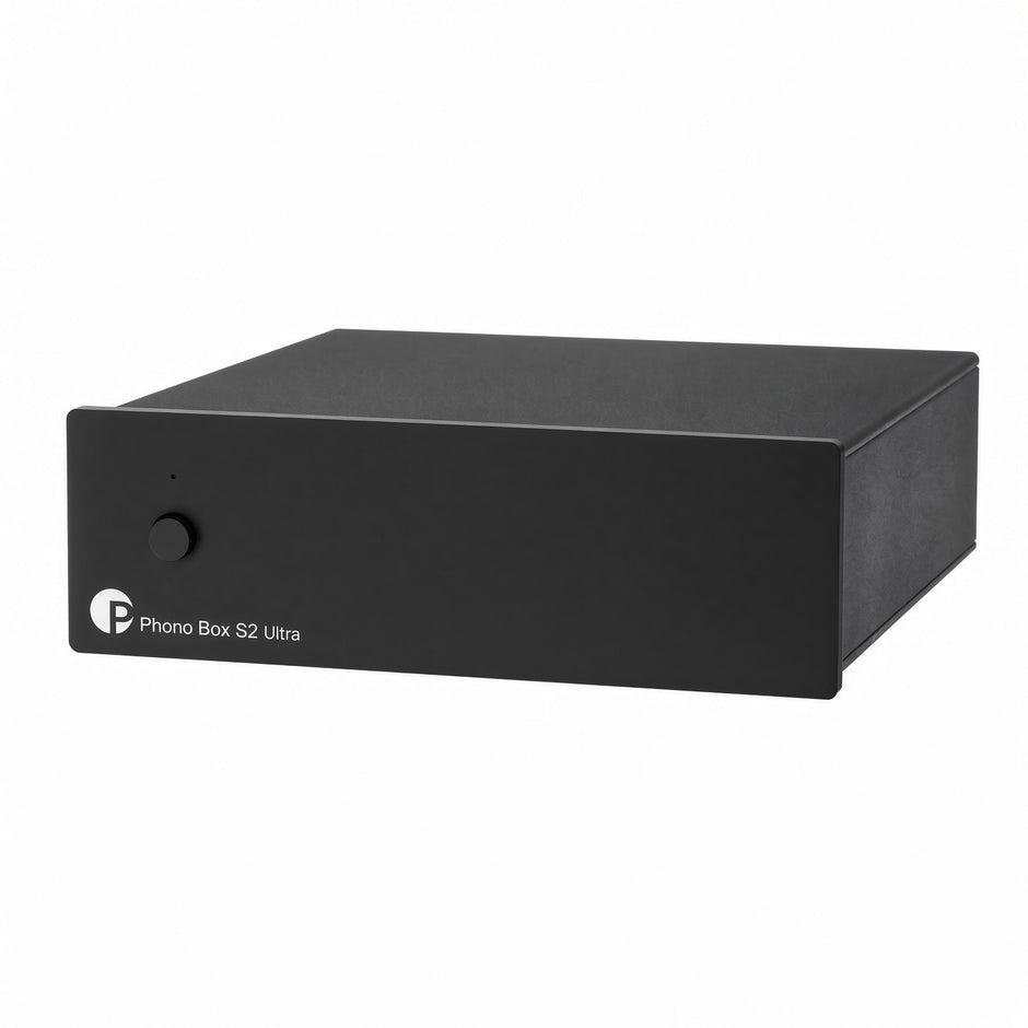 Pro-Ject Phono Box S2 Ultra discrete MM/MC phono preamplifier in black