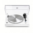Pro-Ject X8 mass-loaded turntable in high gloss white with carbon fibre tonearm