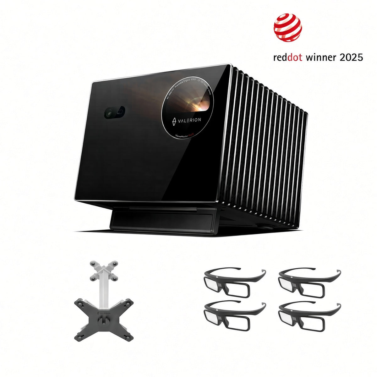 Valerion VisionMaster pro 2 連天花掛牆支架及四副主動式3D眼鏡配件